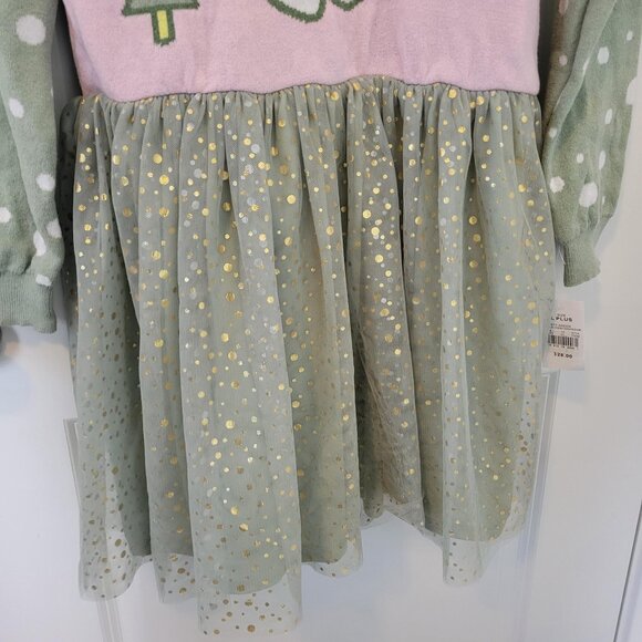 By Sanrio Hello kitty Tulle Hoodie Sweater Dress Kid Size Large Plus 10-12 New - Picture 4 of 8